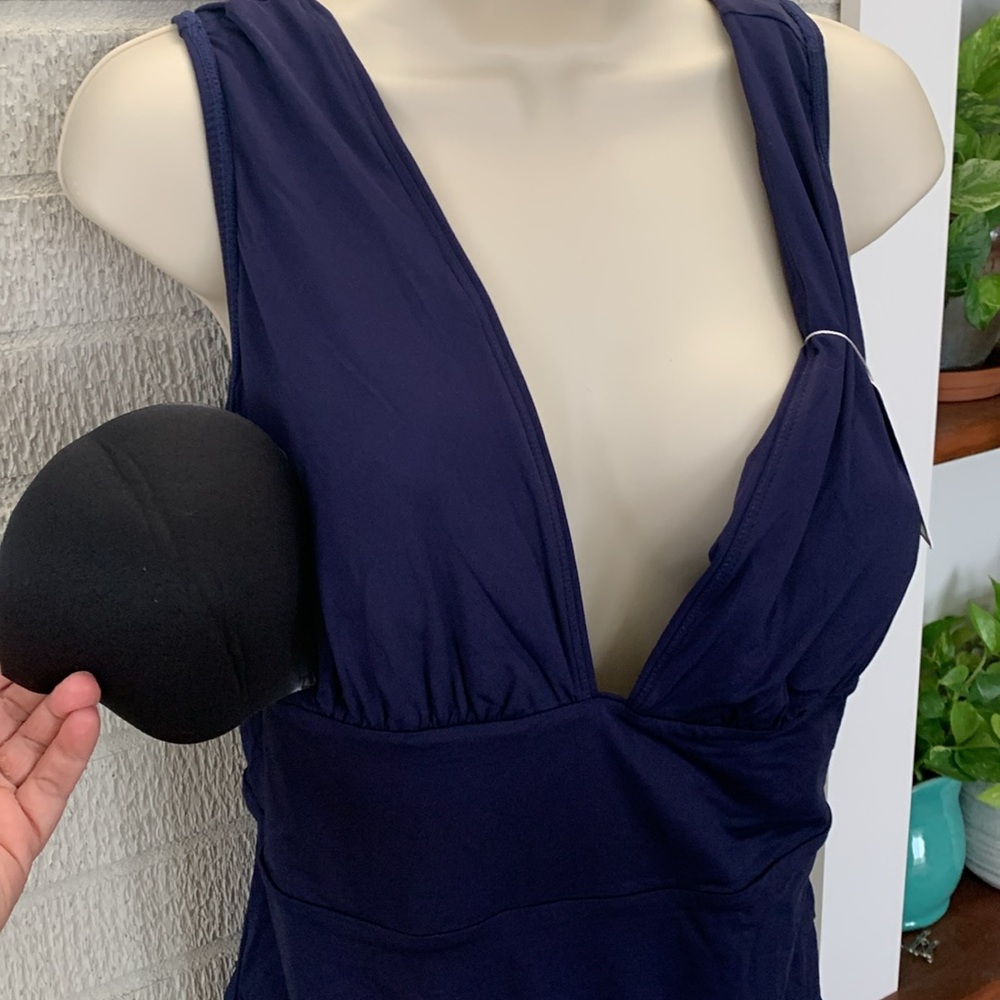 Andie Women's Navy One Piece Swimsuit - Picture 4 of 10